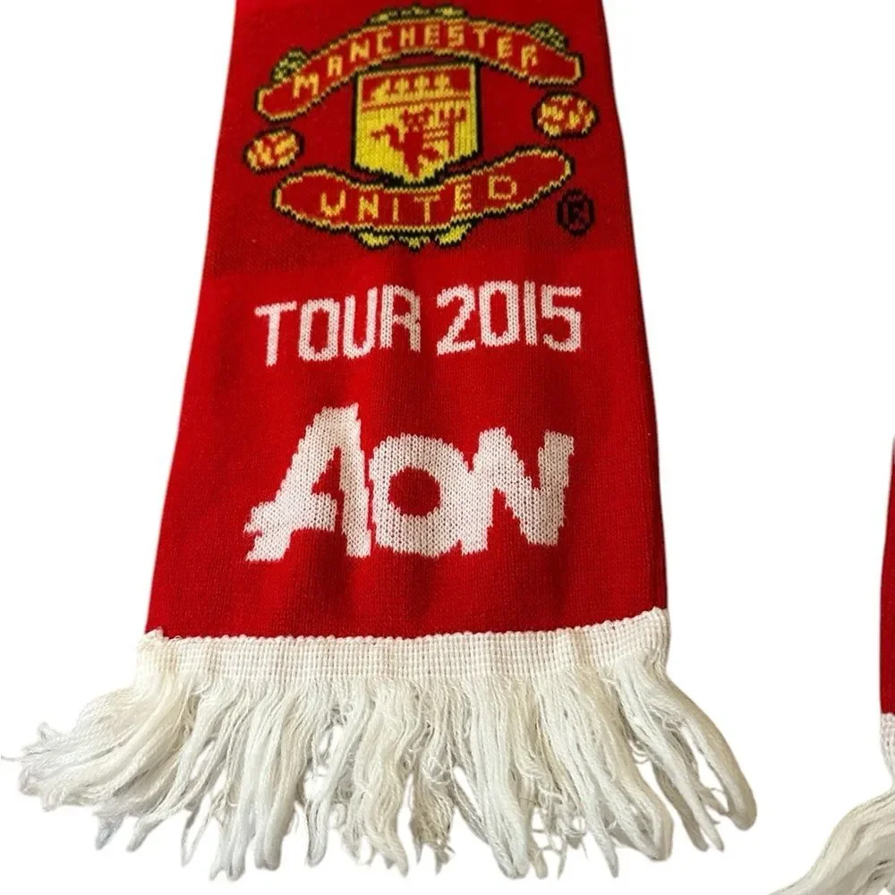 Manchester United Scarf Official Tour 2015 AON Muffer